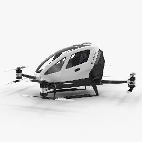 Autonomous Aerial Vehicle Ehang 184 3D model